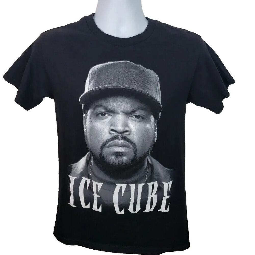 Official Welovefine Ice Cube Rapper Portrait Black Tshirt Size Small